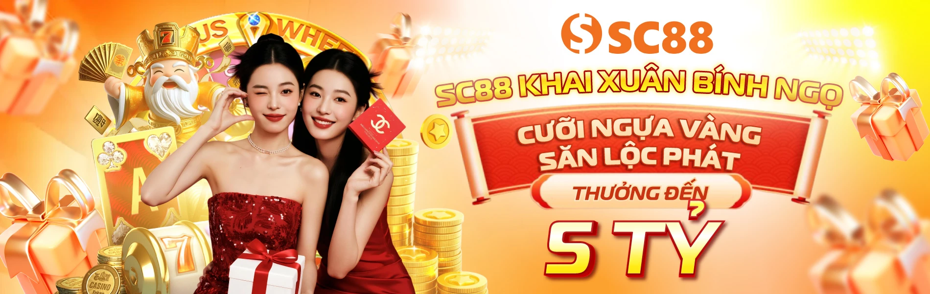 Các khu Game bài, Casino, Nổ hũ và Bắn cá trên Sc88